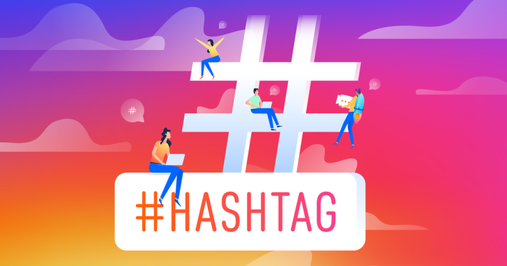 use hashtags on Instagram