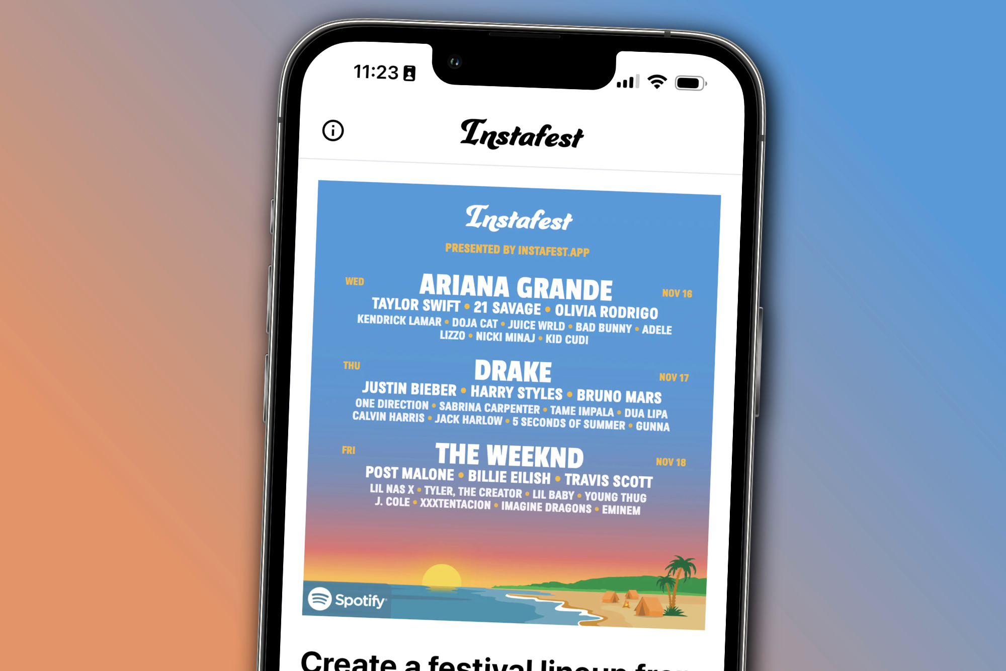 instafest app